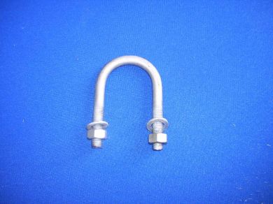 12mm Galvanised  U-Bolts for 48.3mm OD Tubes